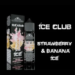 STRAWBERRY & BANANA ICE – Ice Club – Liquido Scomposto 20ml – La Tabaccheria