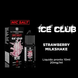 STRAWBERRY MILKSHAKE ICE 20mg – Ice Club – Liquido Pronto 10ml – La Tabaccheria
