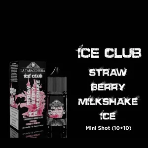 STRAWBERRY MILKSHAKE ICE – Ice Club – Aroma Mini Shot 10+10 – La Tabaccheria