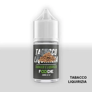 TABACCO E LIQUIRIZIA – Foodie – Aroma Mini Shot 10+10 – QR Flavour