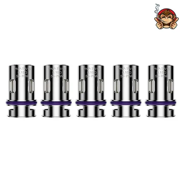 Testine Coil PnP-TW15 0,15ohm (5 Pezzi) – VooPoo