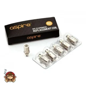 Testine di Ricambio BVC Coil ET-S / K1 / Spryte – Confezione da 5 pezzi – Aspire