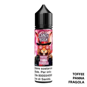TOFFEE PANNA FRAGOLA – Candy Rock – Liquido Scomposto 20ml – Flavourart