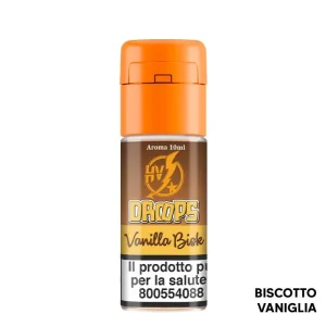 VANILLA BISK – Drops – Aroma Concentrato 10ml – Flavourart