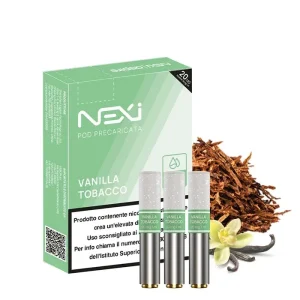 VANILLA TOBACCO – Pod Precaricate Nexi – (3 Pezzi) – Aspire