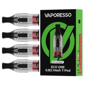 Vaporesso - Eco One MESH T-POD 0.8ohm 2ml - 4 PEZZI