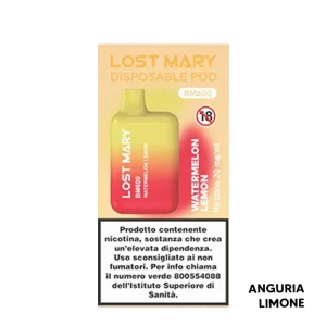 WATERMELON LEMON – Lost Mary BM600 – Pod Mod Usa e Getta – Elfbar