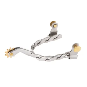 Youth Spurs with Twisted Band